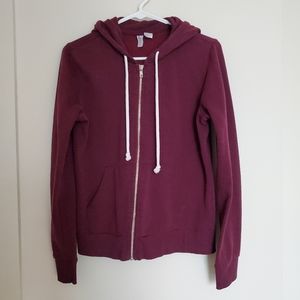 Zip-up hoodie jacket